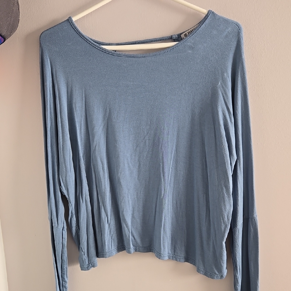 FOREVER 21 Blue Long Sleeve Women's Top